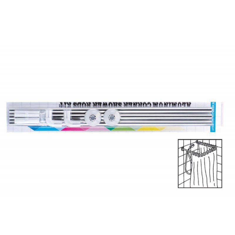 Релса за душ завеса 80x80x80 см  ICSC 18AR NTER CERAMIC