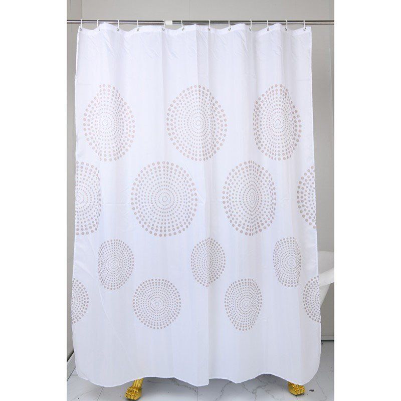 Душ завеса за баня 180x200 см Лейла бяла INTER CERAMIC