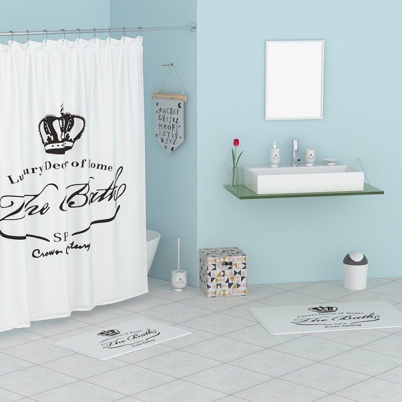 Душ завеса за баня 180x200 см Елизабет INTER CERAMIC - Image 2