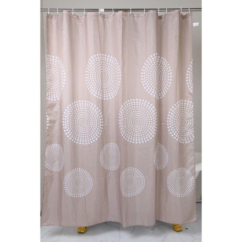 Душ завеса за баня 180x200 см Лейла бежова INTER CERAMIC