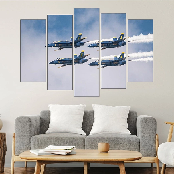 Сини ангели - висш пилотаж - картина пано за стена - Image 3