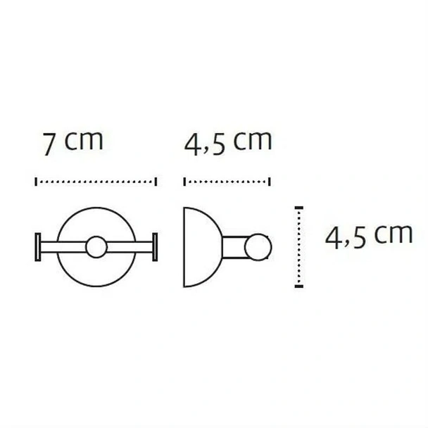 Двойна закачалка за баня 5222 Classico KAPITAN - Image 2