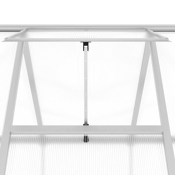 Оранжерия - поликарбонат - стоманена основа  445x169x195 см - Image 8