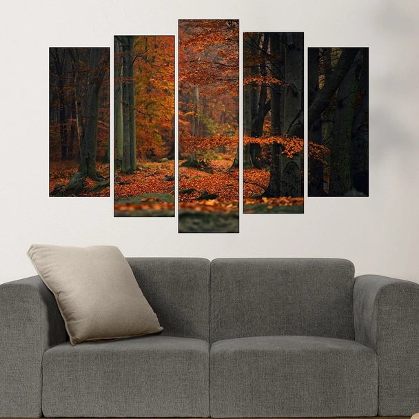 Есен в гората - картина пано за стена - Image 3
