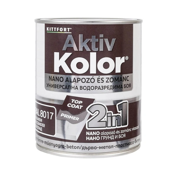 Боя 2в1 Aktiv Kolor 0.75 л Шоколад KITTFORT - Image 1