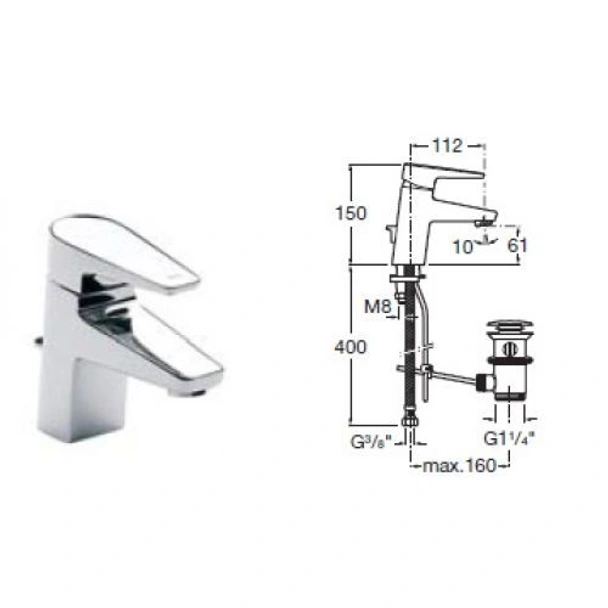 Смесител за баня Esmai ROCA - Image 2