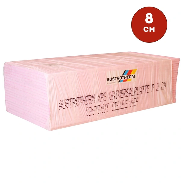 XPS изолация- 8 см (3.75 м2 в пакет) - 125/60 - AUSTROTHERM