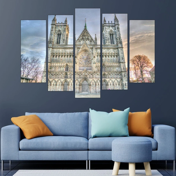 Катедрала в Тронхайм - картина пано за стена - Image 3