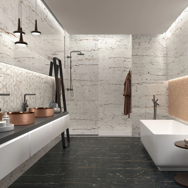 Фаянс 30x90 см Leonardo White DUNE - Image 2