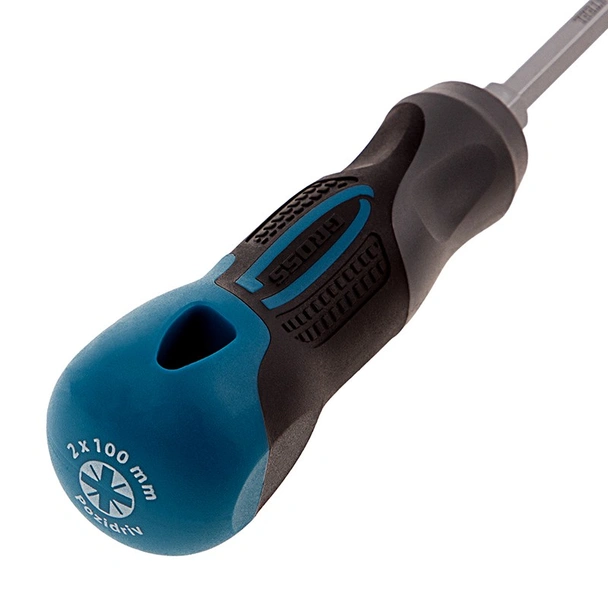 Отвертка с трикомпонентна дръжка PZ2 х 100 мм GROSS - Image 3