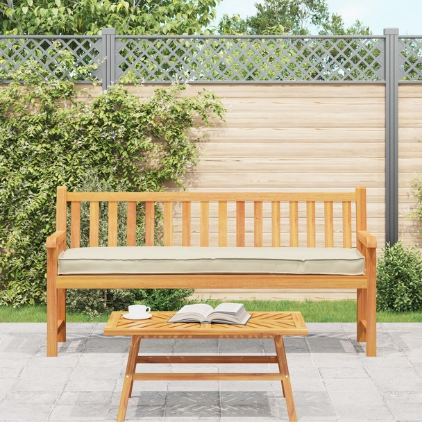 Възглавници Pallet за пейка 2 бр Кремави 200x40x8 см Оксфордска тъкан - VL42001730 - Image 4