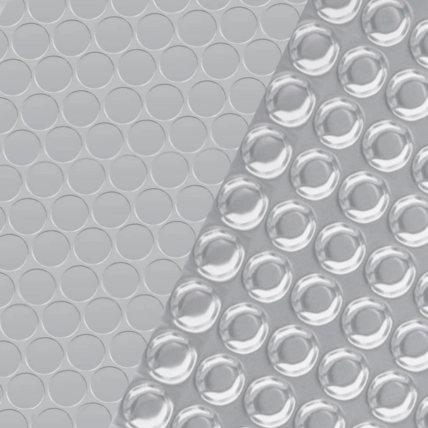 Покривало за басейн, сребристо, 450x220 см, PE - Image 4