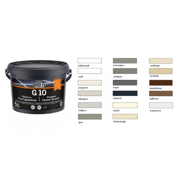 Еластична фугираща смес Sandgrau G10 Premium 5 кг ARDEX - Image 2
