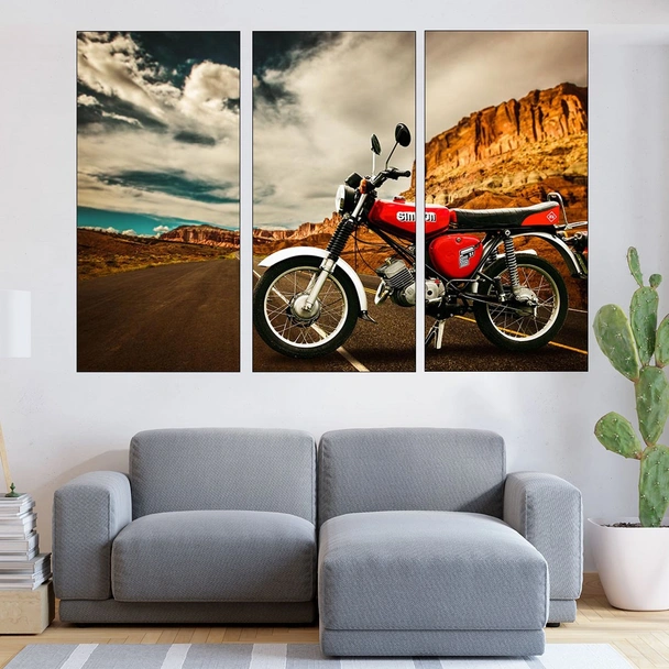 Мотор Simson на пътя - картина пано за стена - Image 2