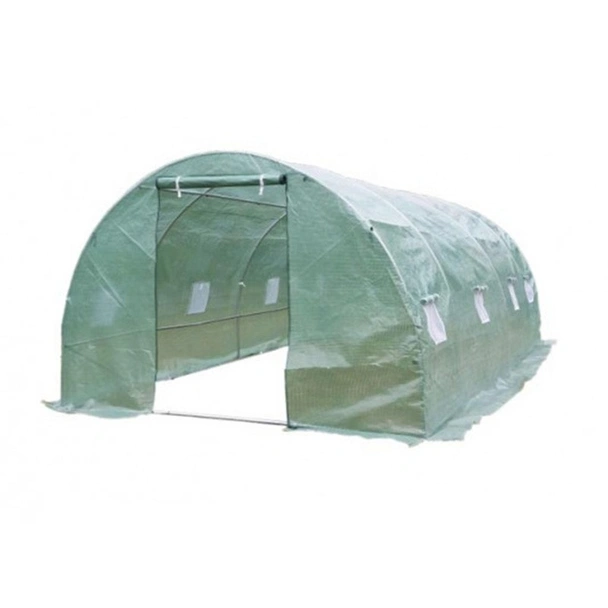 Оранжерия с 8 прозореца и 2 врати PE 4x2x2 м UV-защита - Image 6