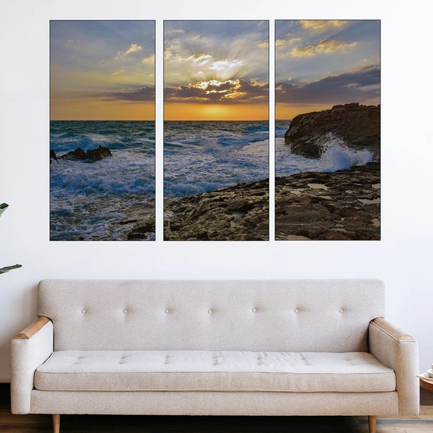 Божествен залез над айя напа - картина пано за стена - Image 2