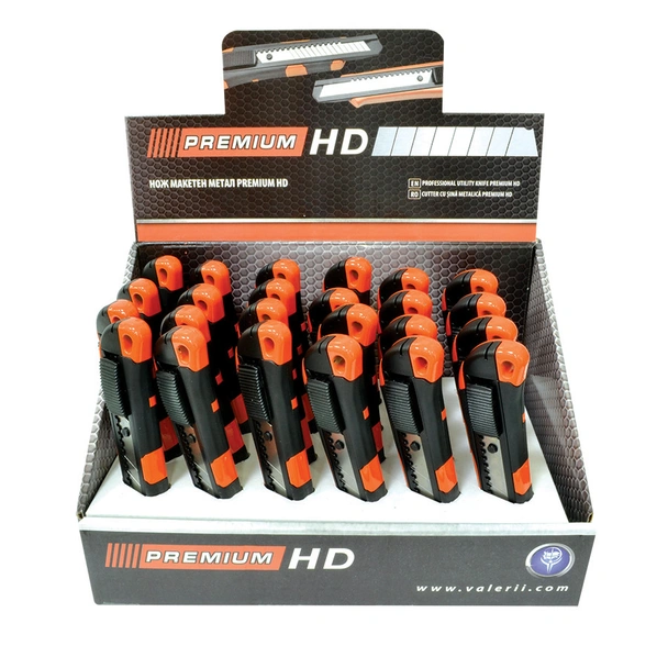 Макетен нож 18мм метал и гума PREMIUM HD - Image 3