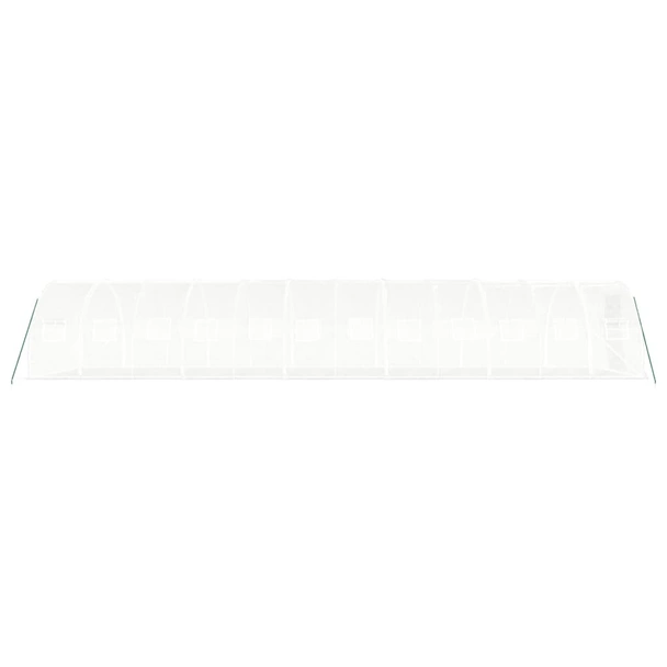 Оранжерия със стоманена рамка бяла 36 м² 12x3x2 м - Image 4