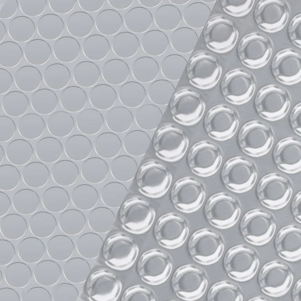 Покривало за басейн, сребристо, 549x274 см, PE - Image 3