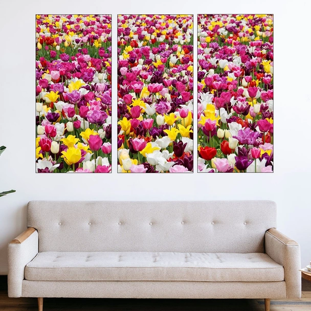 Поле с лалета в Холандия - картина пано за стена - Image 2