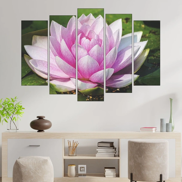 Водна лилия в езеро - картина пано за стена - Image 3