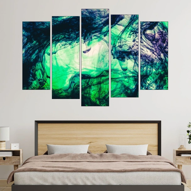 Абстрактно мастило във вода - картина пано за стена - Image 3