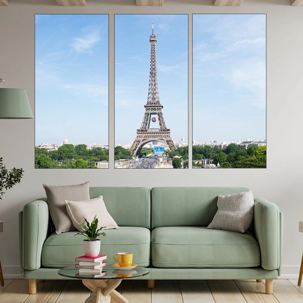 Айфеловата кула в Париж 2 - картина пано за стена - Image 2