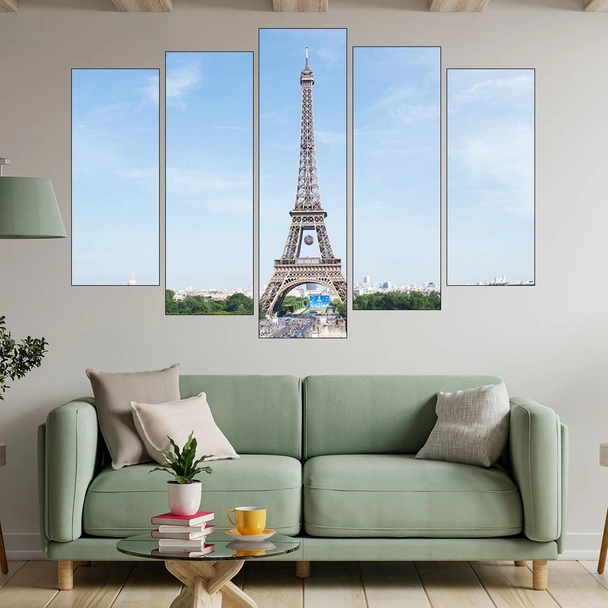 Айфеловата кула в Париж 2 - картина пано за стена - Image 3
