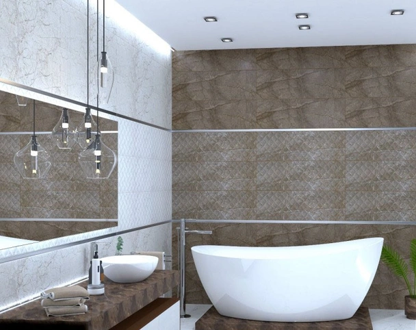 Фаянс 30x90 см Astoria Brown Decofon BIEN - Image 2