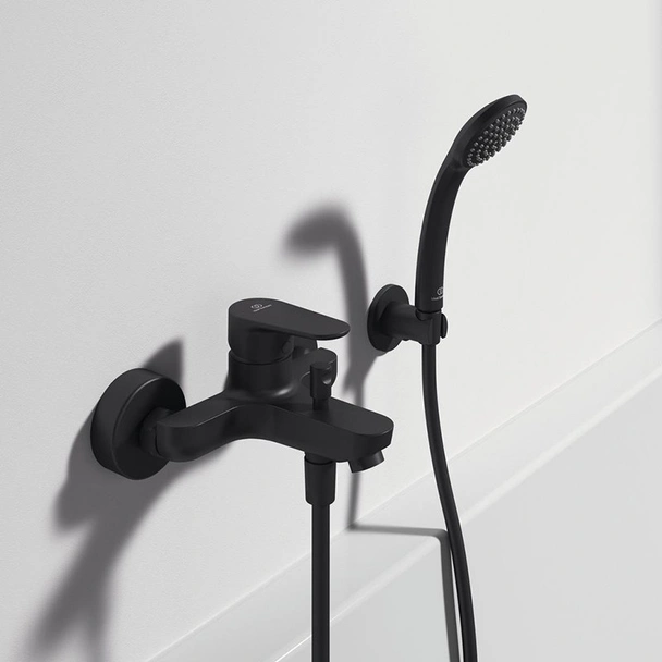Стенен смесител за вана/душ - Черен - Cerafine -VIDIMA - Image 2