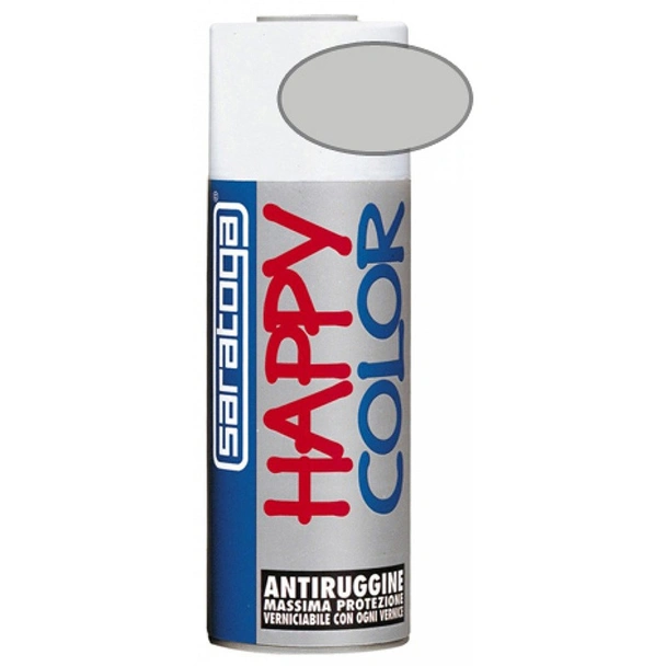 Топлоустойчива спрей боя - алуминий - Happy Color SARATOGA - Image 1