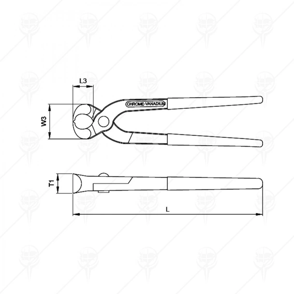 Арматурни клещи 225мм E36-54 CETA-FORM - Image 2