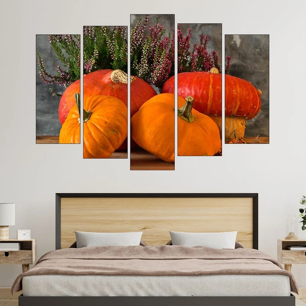Декорация от тикви - картина пано за стена - Image 3