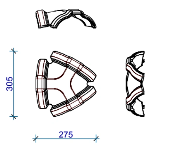 Капак тройник 30.5 х 27.5 смMLADOST - Image 2