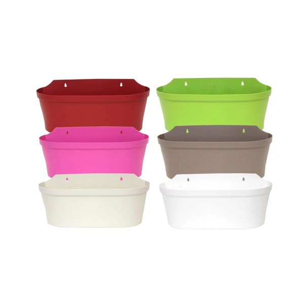 Стенна саксия-сандъче 40 см 5.6 л циклама - Image 2