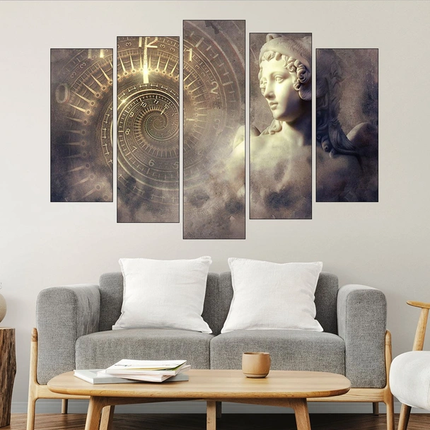 Ангел и часовник - картина пано за стена - Image 3