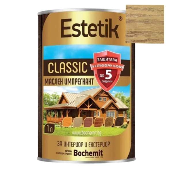Импрегнант 1 л дъб Estetik Classic BOCHEMIT