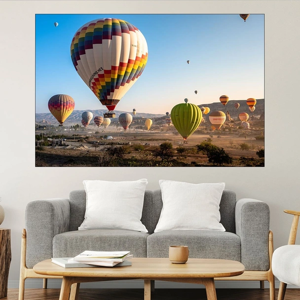 Изгрев в Кападокия - картина пано за стена