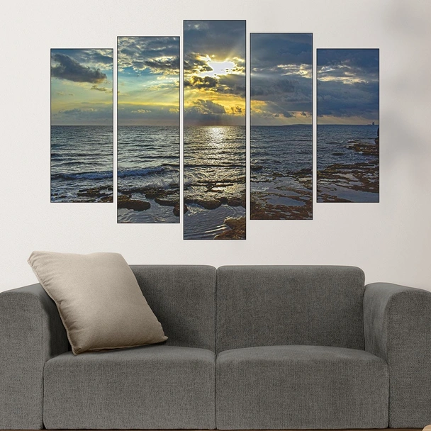 Залез над морето на айя напа - картина пано за стена - Image 3