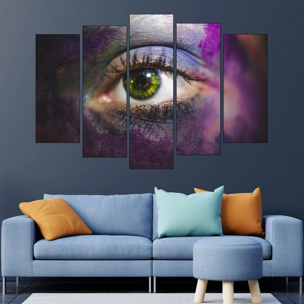Човешко око от близо - картина пано за стена - Image 3