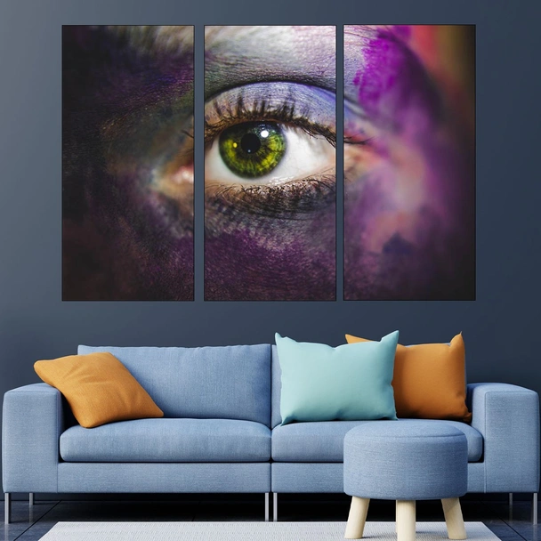 Човешко око от близо - картина пано за стена - Image 2