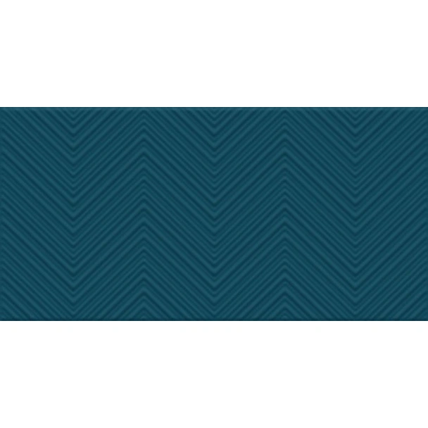 Фаянс 30x60 см Blue Mat Chevron CERAMICA COLOR - Image 1