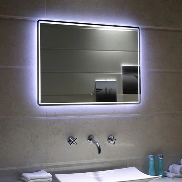 Огледало за баня с LED осветление 80x60 см ICL 1797 INTER CERAMIC