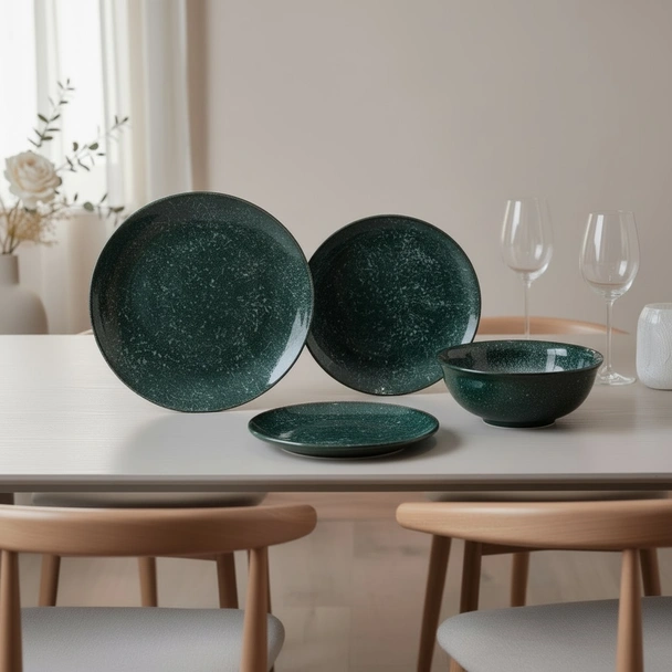 Порцеланов сервиз за хранене 24 части Горски мъх TOPRAKSAN