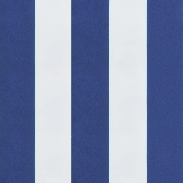 Възглавница за пейка синьо и бяло райе 180x50x7 см оксфорд плат - VL361633 - Image 6