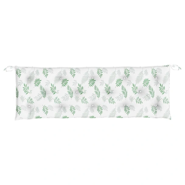 Възглавница за градинска пейка с листа 150x50x7 см оксфорд плат - VL361617 - Image 4