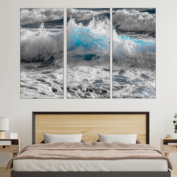 Вълни в океана - картина пано за стена - Image 2