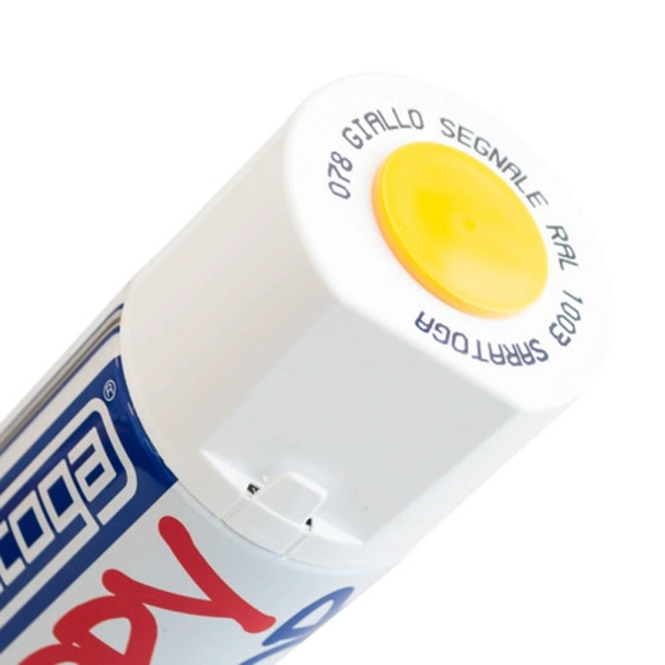 Акрилна спрей боя - сигнално жълт - 400 мл Happy Color SARATOGA