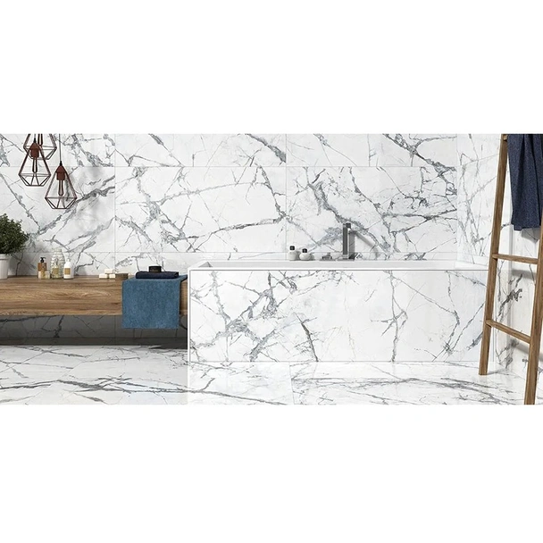 Гранитогрес 60x120 см Olympia white ECOCERAMIC - Image 2