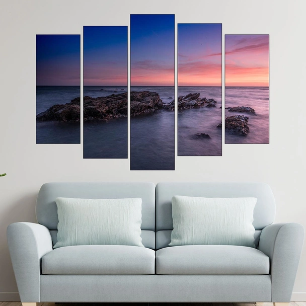 Залез над морето в Андалусия - картина пано за стена - Image 3